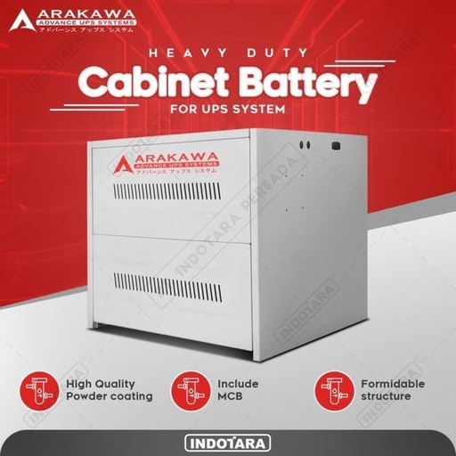 [EZM.1011493] Cabinet Battery for UPS Arakawa - C8