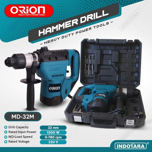 [EZM.1011681] Mesin Jack Hammer / Hammer Drill / Mesin Bor Tembok Orion MD32S
