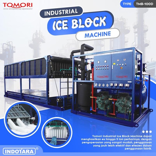 [EZM.1011692] Ice Block Machined / Mesin Es Balok Industri Tomori TMB100D