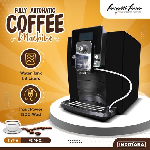 [EZM.1011734] Mesin Kopi Otomatis FERRATTI FERRO FCM01