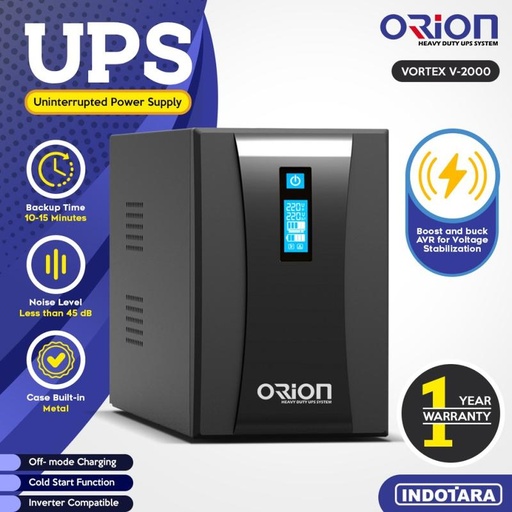 [EZM.1011867] UPS Uninterrupted Power Supply Orion - Vortex VP-1000