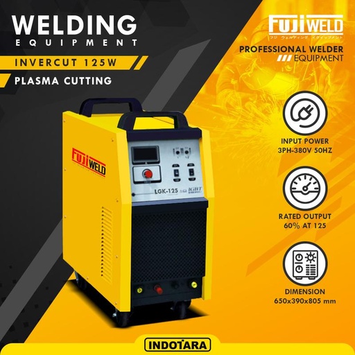 [EZM.1011995] Mesin LAS Fujiweld 3PHASE INVERCUT 125W