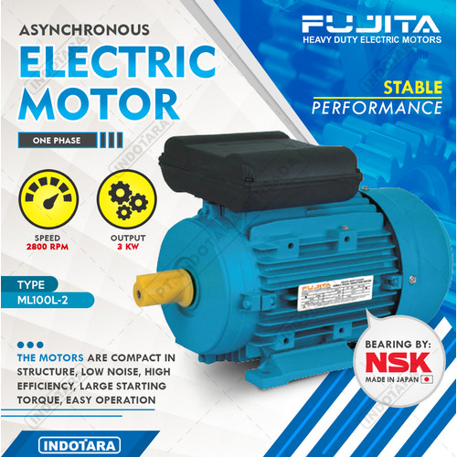 [EZM.1012112] Fujita Electric Motor 1 Phase ML100L-2