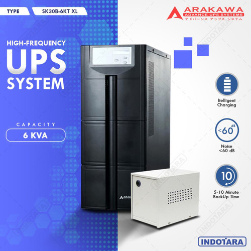 [EZM.1012196] UPS ARAKAWA ON-LINE SK30B 6KVA-XL - SK30B 6KT-XL