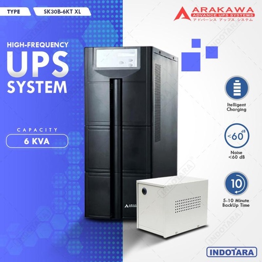 [EZM.1012196] UPS ARAKAWA ON-LINE SK30B 6KVA-XL - SK30B 6KT-XL