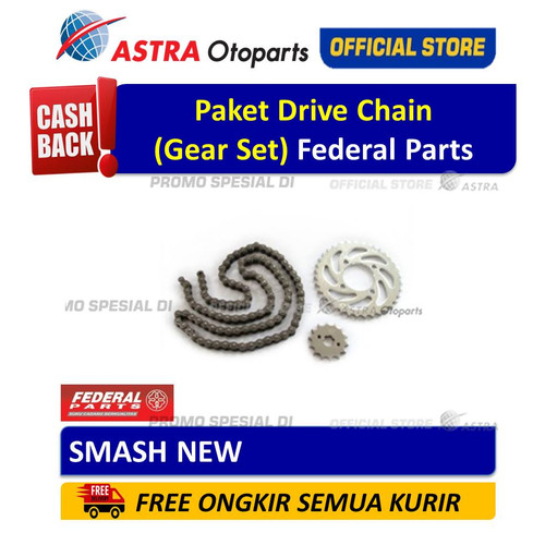 [EZR.3200209] Paket Drive Chain heavy Duty Federal Parts SMASH NEW