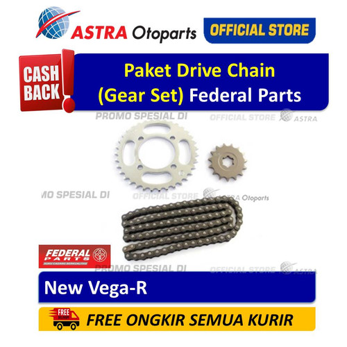 [EZR.3200220] Paket Drive Chain Federal Parts New Vega-R