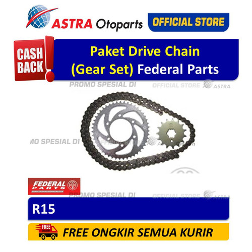 [EZR.3200225] Paket Drive Chain Federal Parts R15
