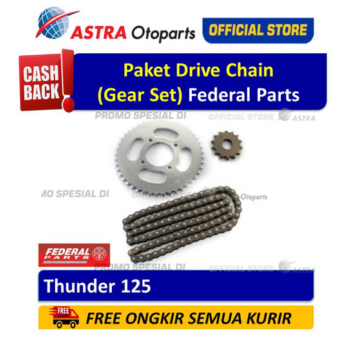[EZR.3200226] Paket Drive Chain Federal Parts Thunder 125