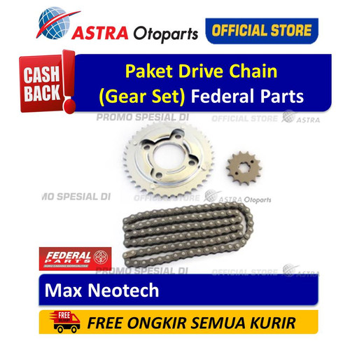 [EZR.3200236] Paket Drive Chain Federal Parts Max Neotech
