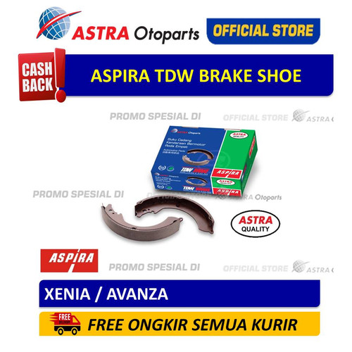 [EZR.3200263] Brake Shoe Aspira TDW untuk Mobil: XENIA / AVANZA