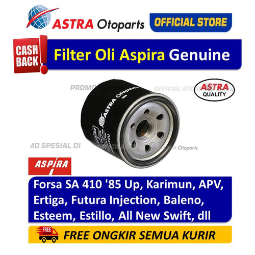 [EZR.3200468] Filter Oli/ Oil Filter Aspira KARIMUN, APV, ERTIGA, FUTURA, dll
