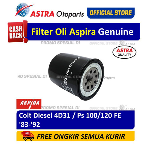 [EZR.3200477] Filter Oli/ Oil Filter Aspira COLT DIESEL 4D31 / PS 100/120 FE '83-'92