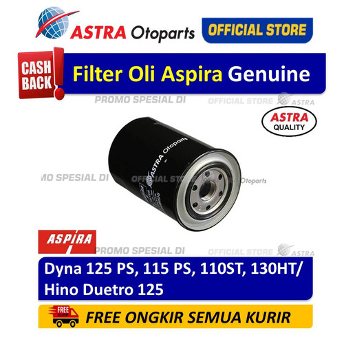 [EZR.3200485] Filter Oli/ Oil Filter Aspira DYNA 125 PS, 115 PS, 110ST, 130HT, dll