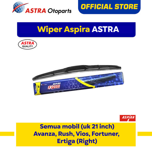 [EZR.3200811] Wiper Blade Hybrid Graphite ASPIRA EXPOSIO Rush,Vios,Ertiga 21 inch