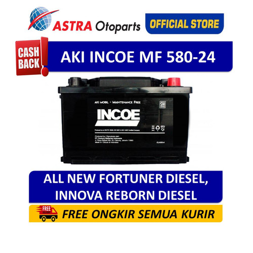 [EZR.3200851] Aki INCOE Mobil New Fortuner(Diesel), Innova R(Diesel),Volvo,Chevrolet