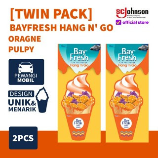 [EZR.0700011] [ Dapat 2 pcs ] Bayfresh Hang N Go Orange Pulpy x 2pcs