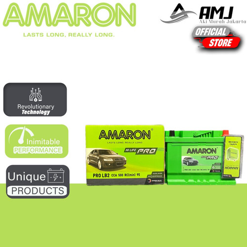 [EZR.0700036] Amaron Pro Aki Mobil All New Alphard Din 66 55559 Aki Kering 12V / 66Ah