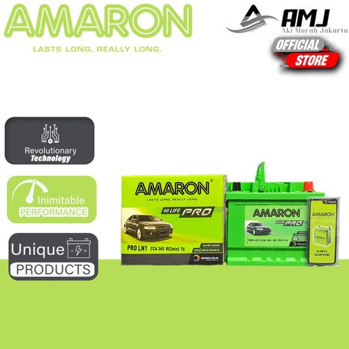 [EZR.0700069] Amaron Pro Aki Mobil Kia Sonet Ln1 / Din45 Aki Kering 12V / 45Ah