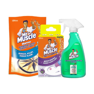 [EZR.0700167] Mr Muscle Paket Premium Starter / Pembersih Serbaguna Dan Marmer