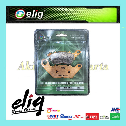 [EZR.0700177] ELIG Kampas rem belakang motor XMAX / R25