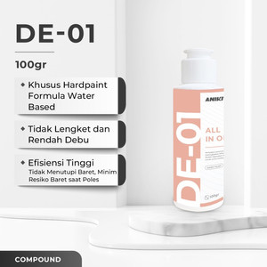 [EZR.0700194] Aniki De01 Hardpaint Compound 100Gr - Poles Mobil / Kompon / Obat Poles