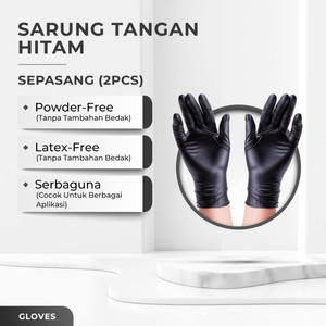 [EZR.0700202] ANIKI Sarung Tangan Hitam 100pcs / Detailing Gloves