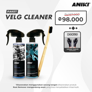 [EZR.0700223] Aniki Paket Velg Cleaner / Pembersih Velg Buy 3 Get 2 Free Item