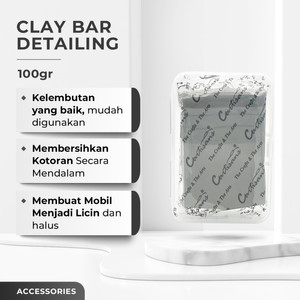 [EZR.0700251] ANIKI Clay Bar Detailing 100g / Penghilang Noda Aspal / Percikan Cat