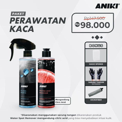 [EZR.0700261] Aniki Paket Promo Perawatan Kaca Buy 2 Get 2 Free Item
