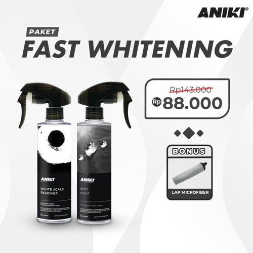 [EZR.0700264] Aniki Paket Promo Fast Whitening Buy 2 Get 1 Free Microfiber