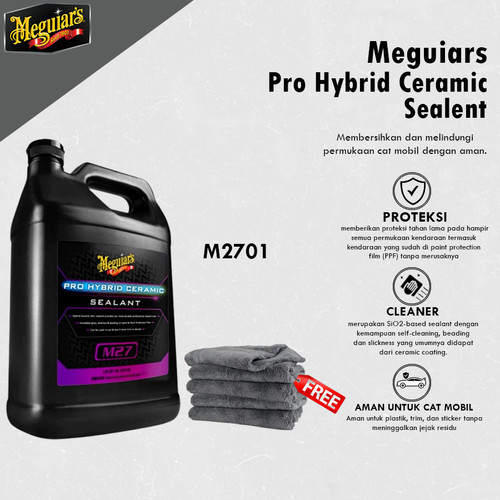 [EZR.0700272] Meguiars - Meguiar'S M27 Pro Hybrid Ceramic Sealant 3,79L Galon Sio2 Semi Nano Coating