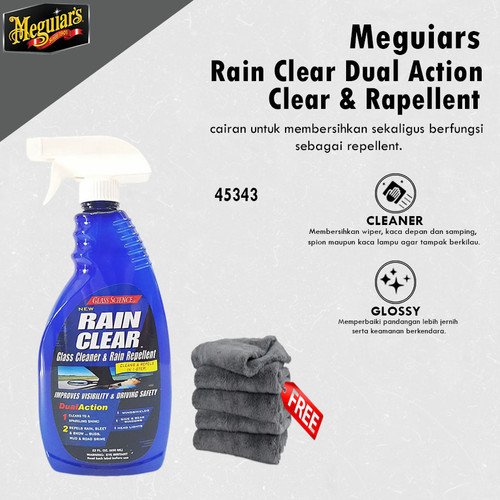 [EZR.0700275] Glass Science Rain Clear Glass Cleaner & Repellent Dual Action 22 oz / 650 ml