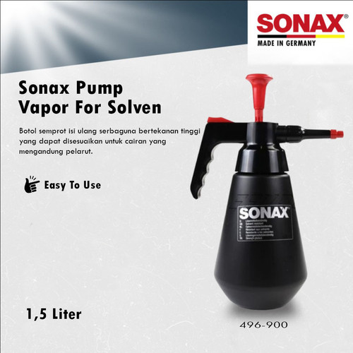 [EZR.0700281] Sonax Pump Botol Semprot Spray for Solvent 1,5 Liter / Sprayer Tahan Kimia