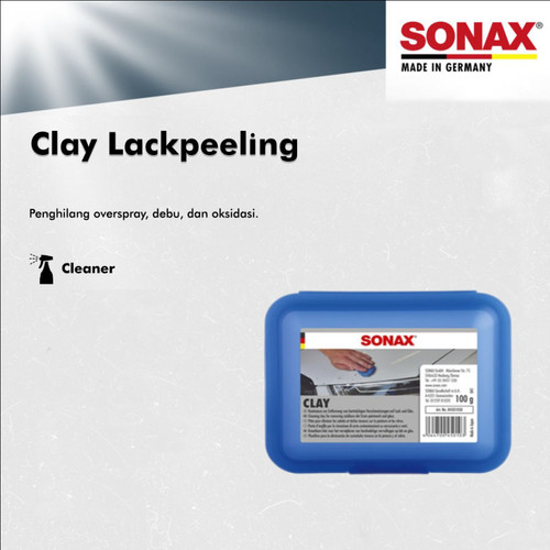 [EZR.0700287] Sonax Clay Lackpeeling Blue Menghilangkan Kotoran Membandel Cat Mobil