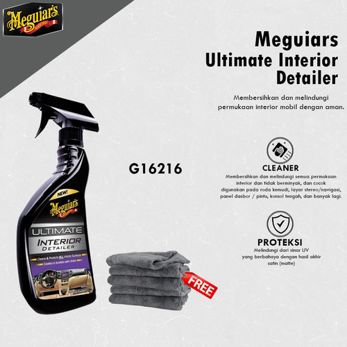 [EZR.0700293] Meguiars - Meguiar's Ultimate Interior Detailer 473ml Pembersih Interior Mobil G16216