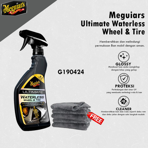 [EZR.0700297] Meguiars - Meguiar'S Ultimate Waterless Wheel & Tire 709Ml Pembersih Ban Dan Velg Tanpa Air G190424