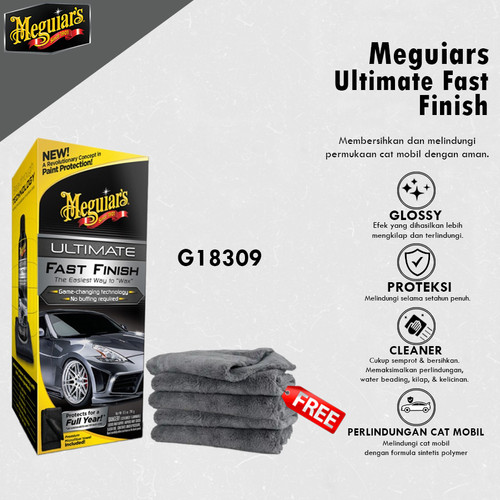 [EZR.0700299] Meguiars - Meguiar's Ultimate Fast Finish 8,5oz Proteksi Pengkilap Cat Mobil G18309