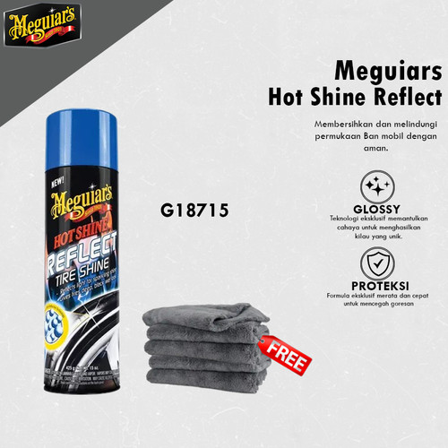 [EZR.0700300] Meguiars - Meguiar'S Hotshine Reflect Tire Shine 425Gr Hot Shine Pengkilap Ban G18715