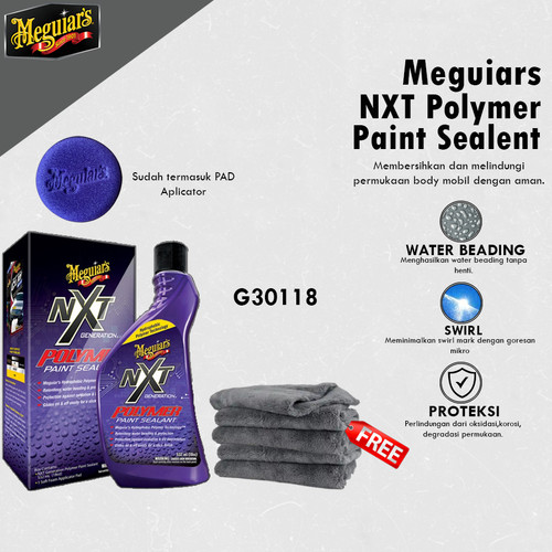 [EZR.0700301] Meguiars - Meguiar'S Nxt Polymer Paint Sealer 532Ml Pelindung Cat Mobil G30118