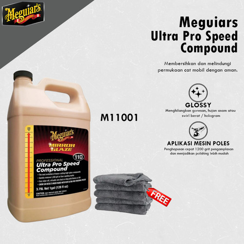 [EZR.0700319] Meguiars - Meguiar's Ultra Pro Speed Compound M110 3,79L Galon Kompon Poles Baret Cat Mobil