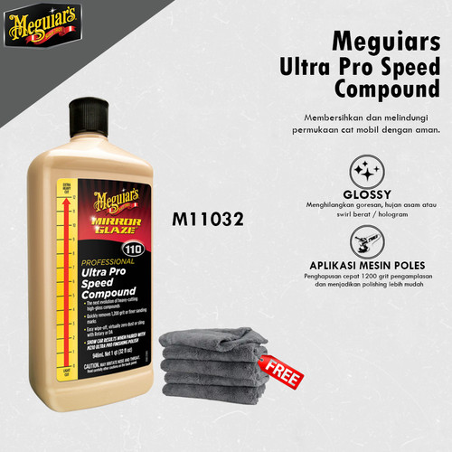 [EZR.0700320] Meguiars - Meguiar'S Ultra Pro Speed Compound 32Oz / 946Ml Kompon Poles Baret Cat Mobil M11032