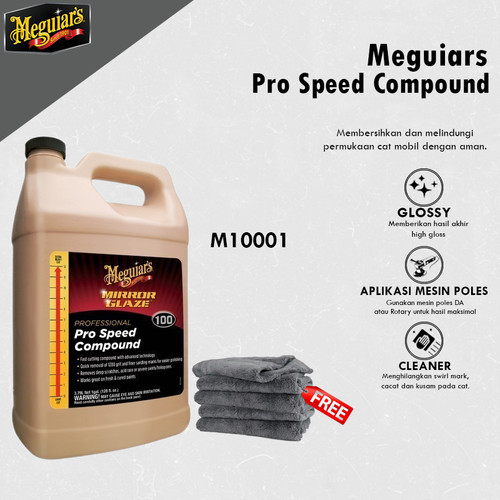 [EZR.0700321] Meguiars - Meguiar'S Pro Speed Compound M100 3,79 Liter Galon Kompon Poles Baret Cat Mobil