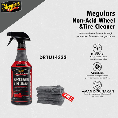 [EZR.0700324] Meguiars - Meguiar'S Non Acid Wheel Tire Cleaner 946Ml Pembersih Ban & Velg Ready To Use D143