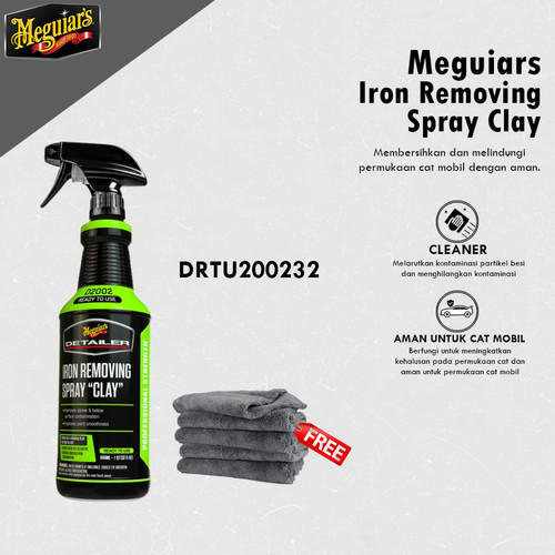 [EZR.0700334] Meguiars - Meguiar's Iron Remover / Iron Removing Spray Clay 946ml Pembersih Noda Besi / Pembersih Kontaminasi Mobil