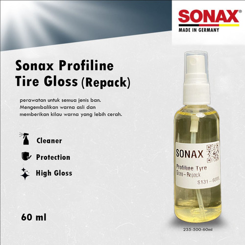 [EZR.0700339] Sonax Profiline Tire Gloss Semir Pengkilap Tyre Ban Mobil / Motor - Repack / Ecer