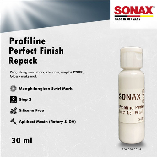 [EZR.0700357] SONAX Profiline PERFECT FINISH 4/6 REPACK / ECER Step 1 Polish High Gloss / Poles Mobil Motor 224 300