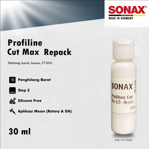 [EZR.0700358] SONAX Profiline CUT MAX 6/3 REPACK / ECER CutMax Poles Mobil Motor 246 300