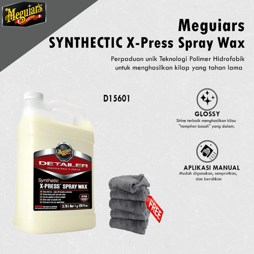 [EZR.0700365] Meguiar'S - Meguiars Synthetic X Press Spray Wax Mengkilapkan Mobil Tahan Lama Easy To Use D156