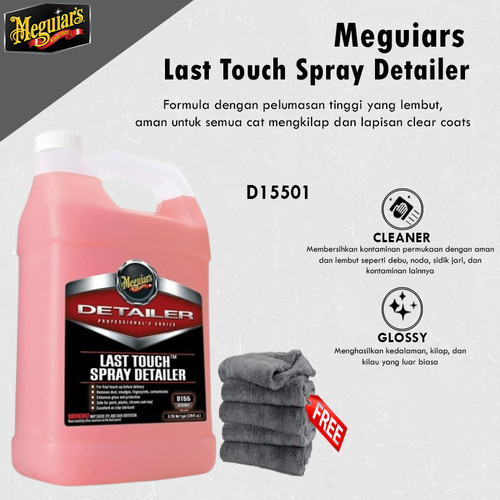 [EZR.0700366] Meguiars - Meguiar'S Last Touch Spray Detailer 3,79L Galon Perawatan Wax Cat Mobil